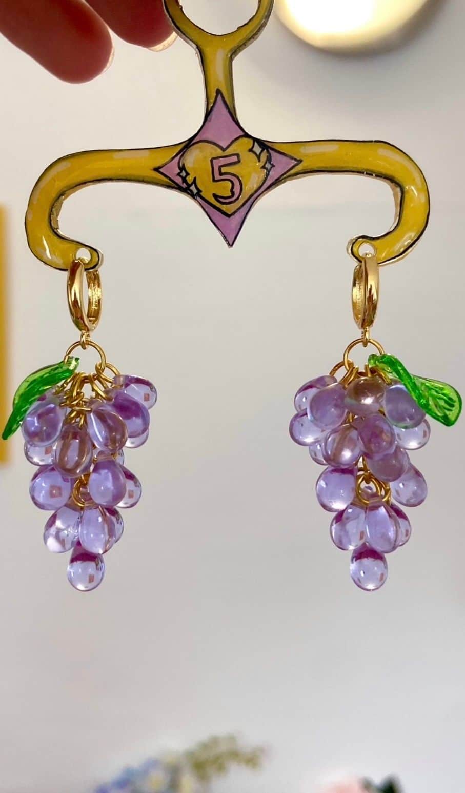 Boucles raisins - Violet