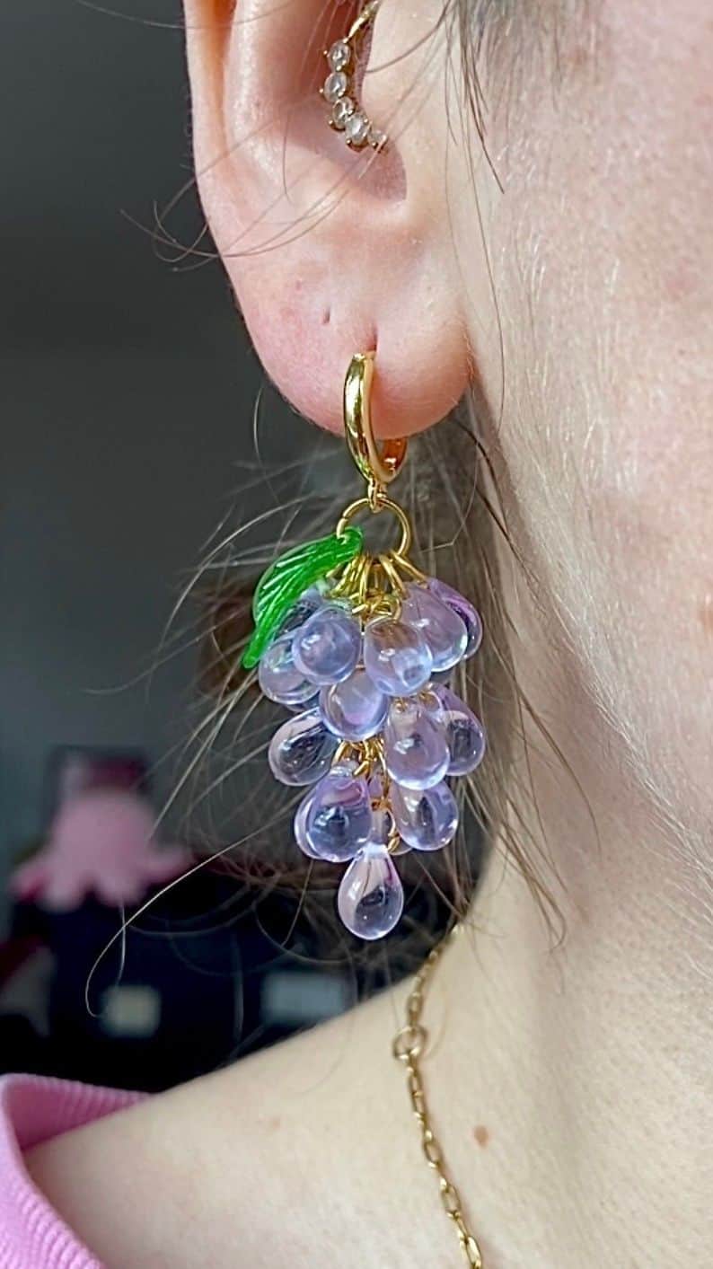 Boucles raisins - Violet