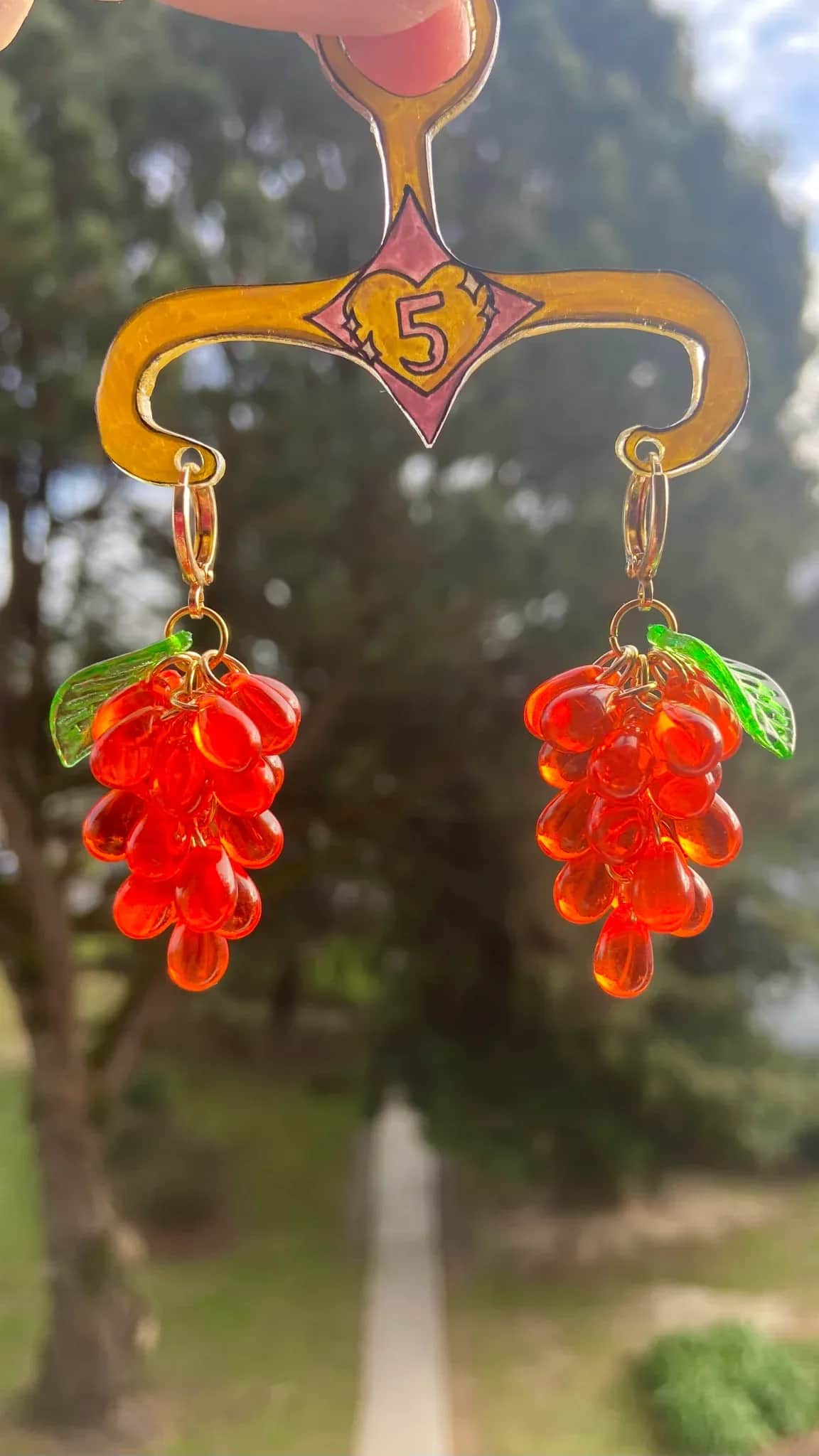 Boucles raisins - Orange