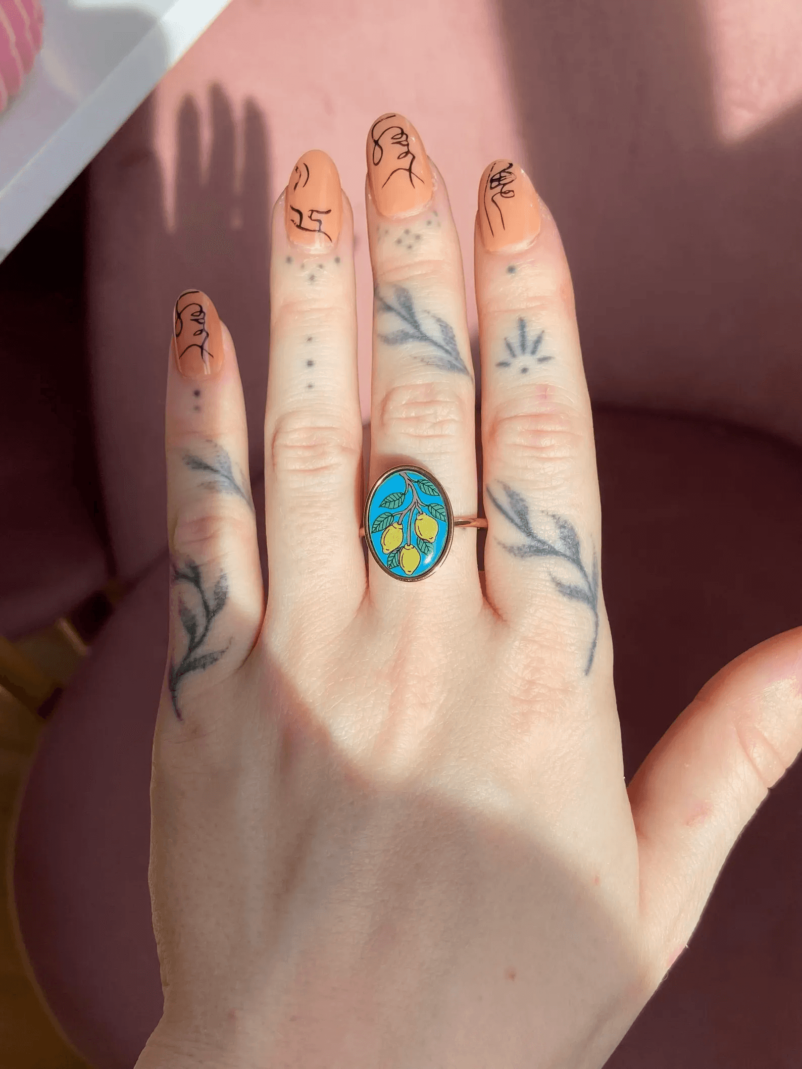 Bagues Bague Citron - Vue 2 sur 4