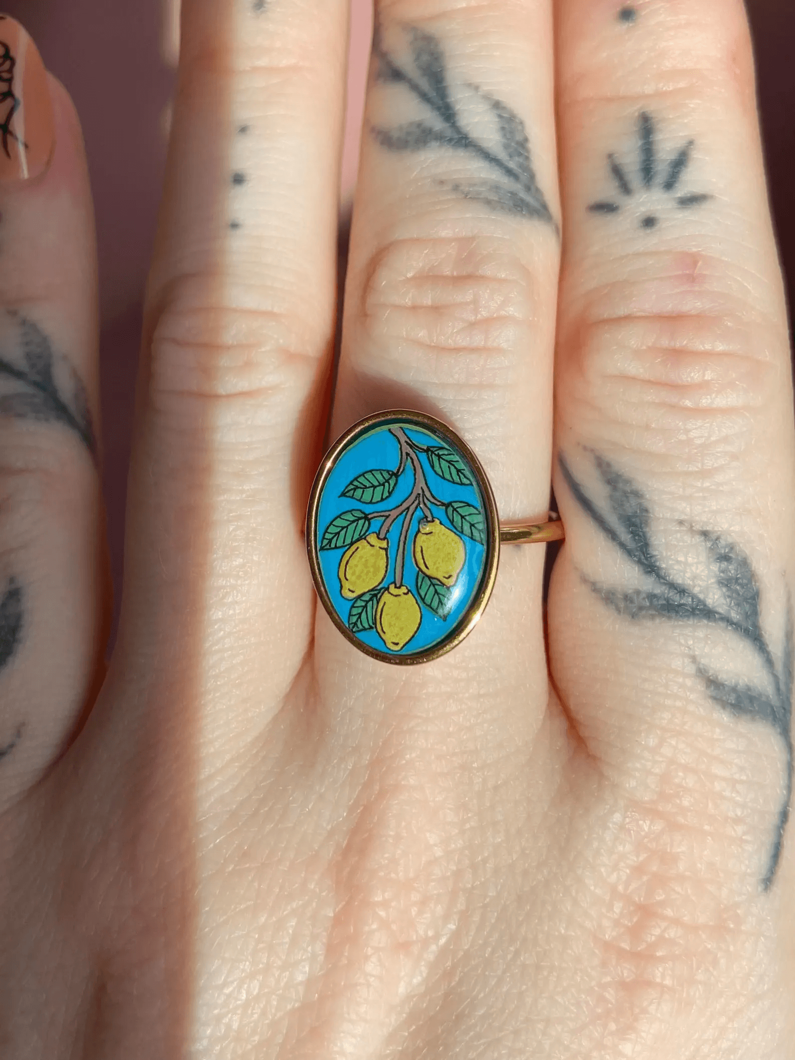 Bagues Bague Citron - Vue 3 sur 4