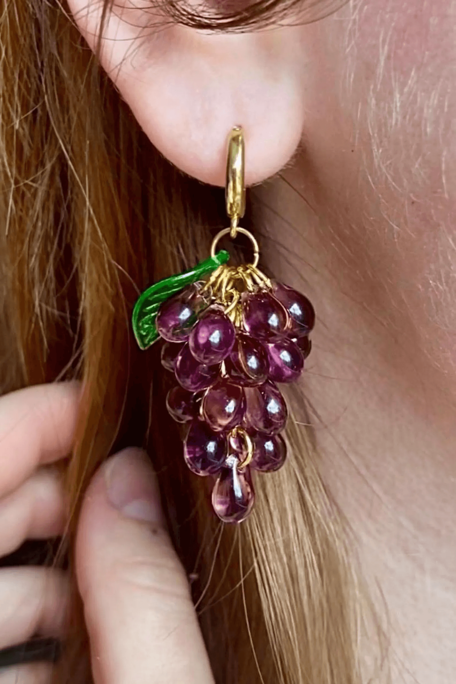 Boucles raisins Prune - Vue 1 sur 4