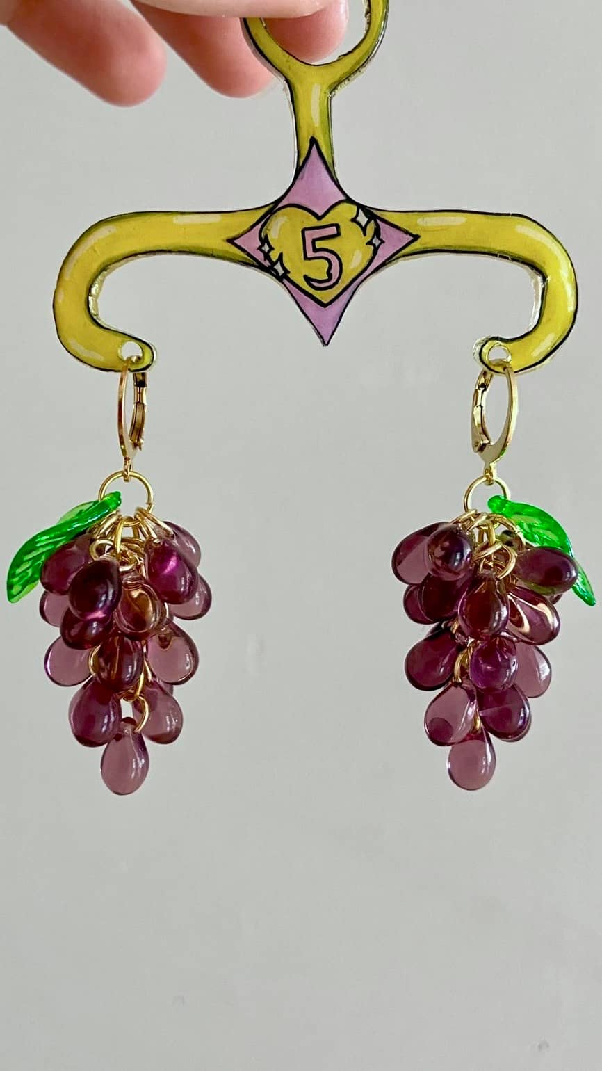 Boucles Raisins - Prune - Vue alternative
