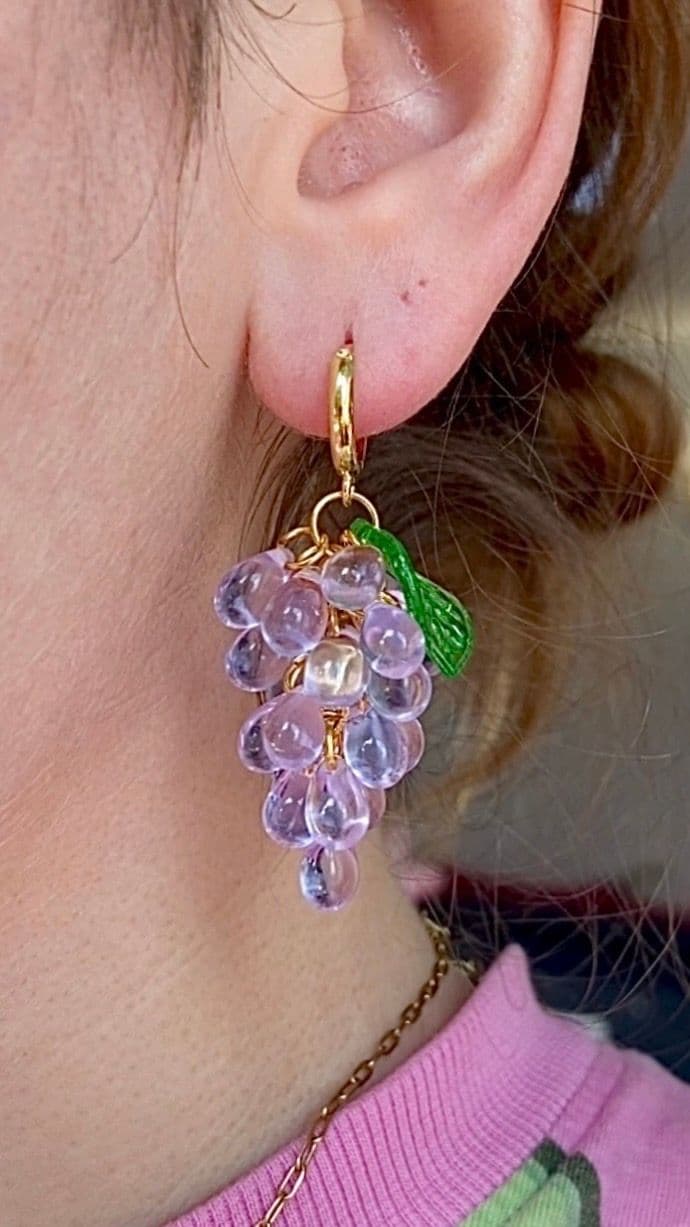 Boucles raisins - Violet