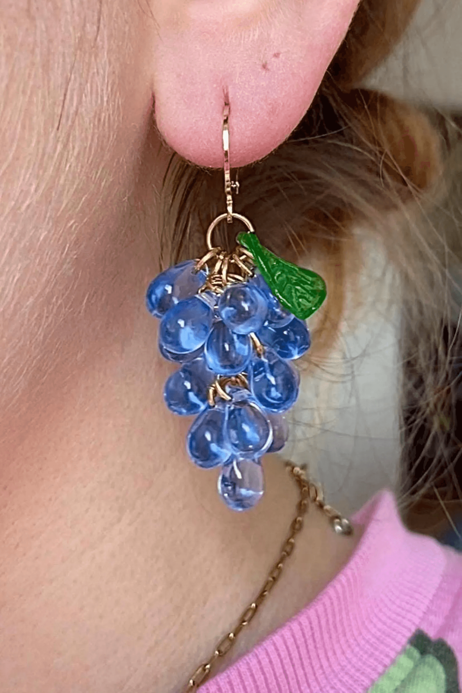 Boucles raisins Myrtille doré - Image principale